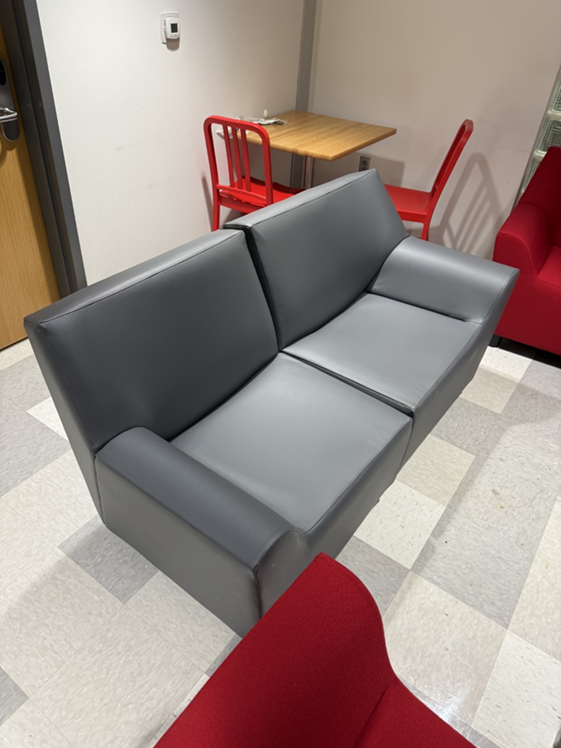 Reupholstered Couch Detail